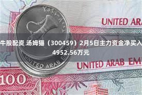 牛股配资 汤姆猫（300459）2月5日主力资金净买入4952.56万元