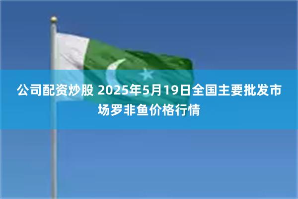 公司配资炒股 2025年5月19日全国主要批发市场罗非鱼价格行情